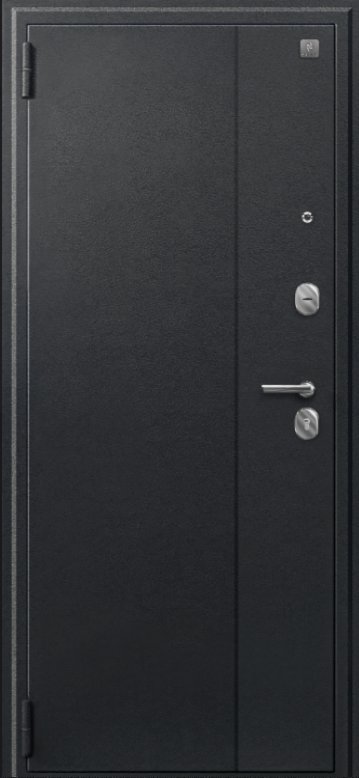 Товар Дверь A-03 черный сатин - кашемир белый DIS007331