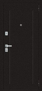 Товар Дверь Любо Мини/BChrome Антик Медный/Cappuccino Melinga BR6221