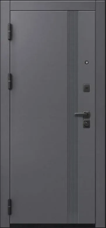 Товар Дверь V-17 Черный муар + Кашемир графит - Кашемир грей DIS007355